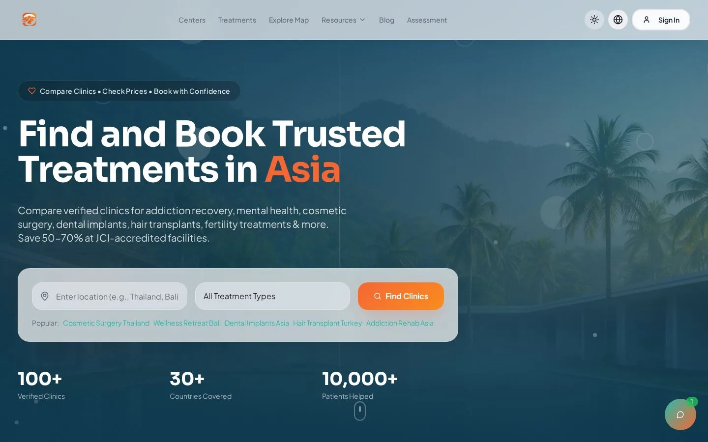 Asia Rehab Clinics. Medical tourism directory. Compare & book verified clinics across Asia.