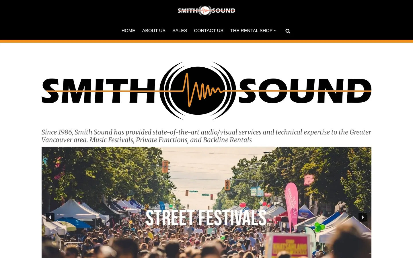 Smith Sound. Search visibility engagement for Vancouver’s 40-year audio/visual production house.